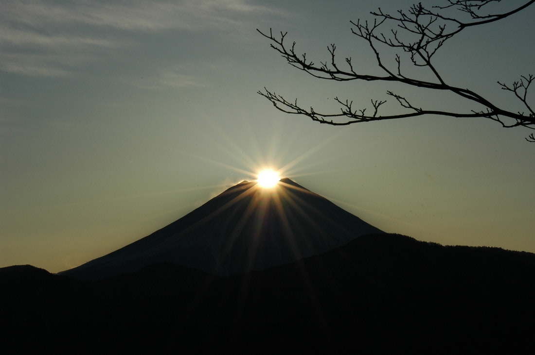 春と秋に行われるダイヤモンド富士観賞会