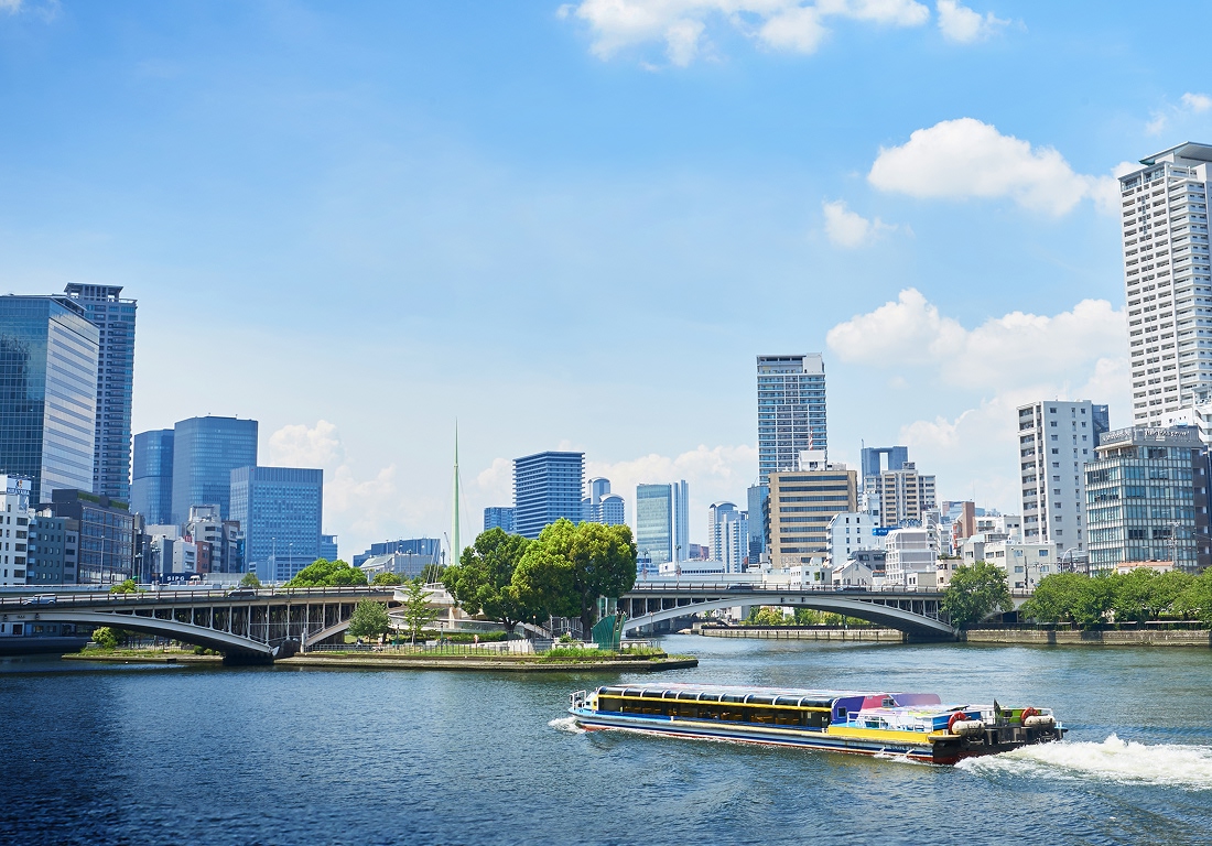 【10％割引】大阪城・中之島めぐり アクアライナー 大阪水上バス